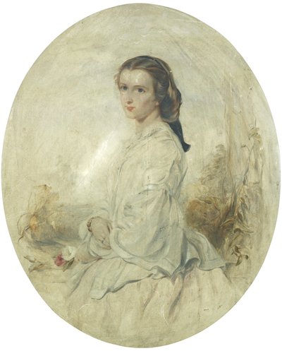 Retrato de una niña de Thomas Crane